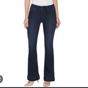 Silky Flare Pull-On Jeans